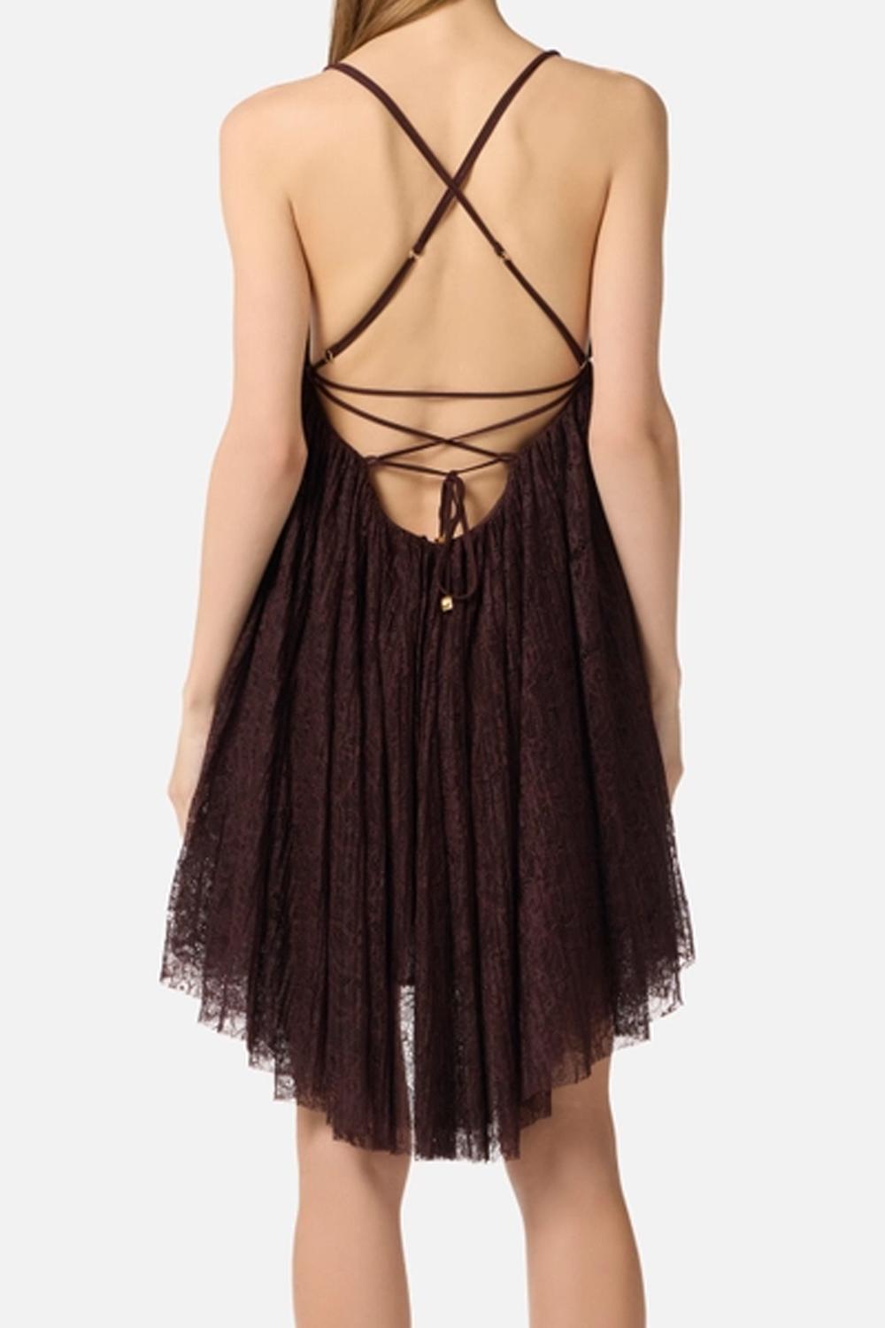 Mini abito in pizzo floreale AB970 62E2644 Elisabetta Franchi