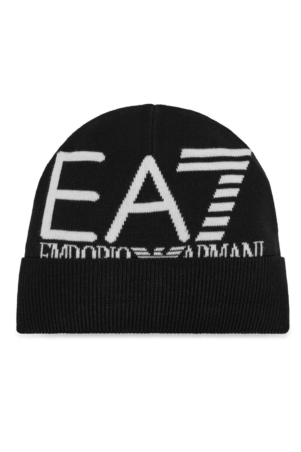 Beanie Visibility con maxi logo EA7 7X000006 AF11994MC008 EA7 Emporio Armani