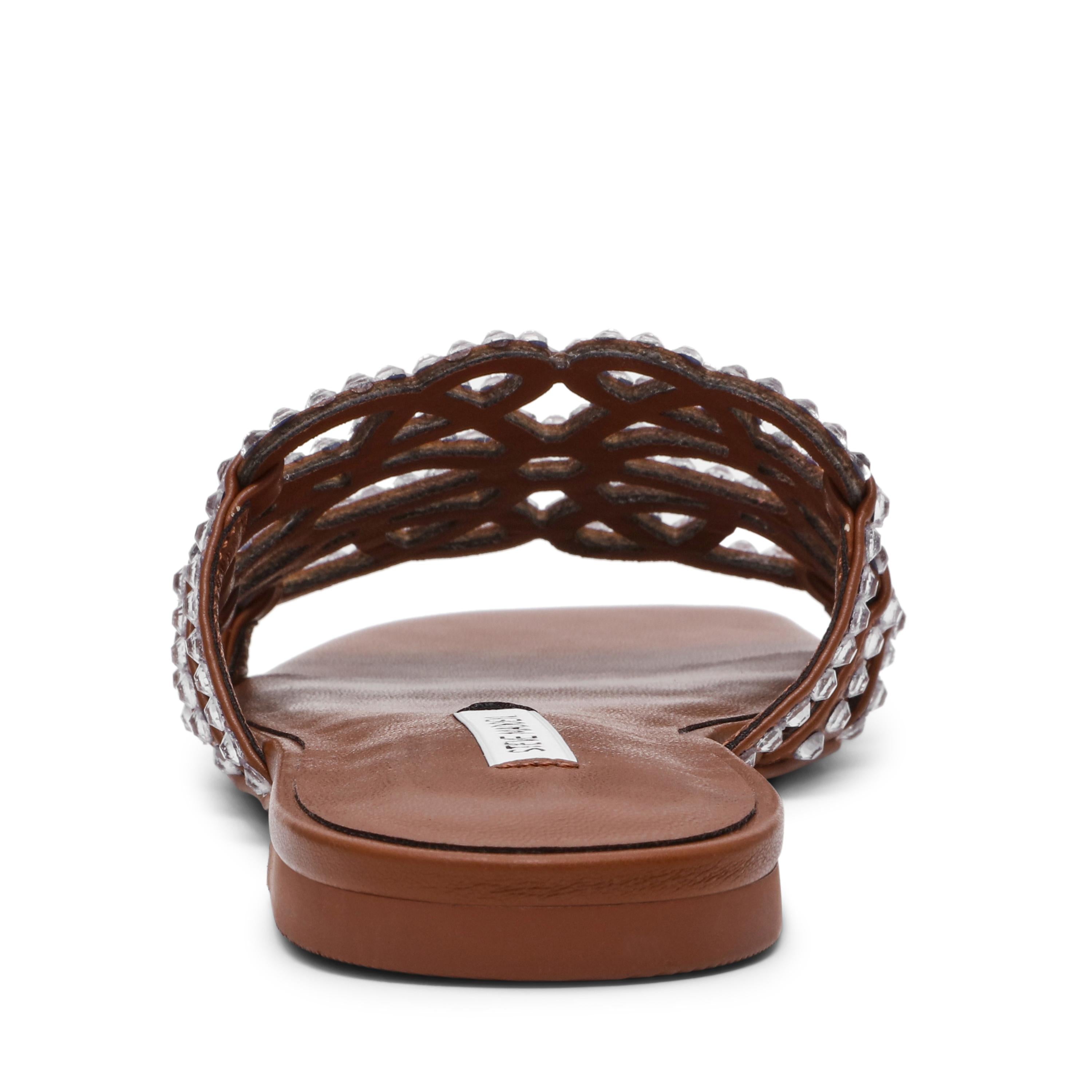 LOTUS-R - ciabatta flat in ecopelle LOTUS-R COGNAC Steve Madden