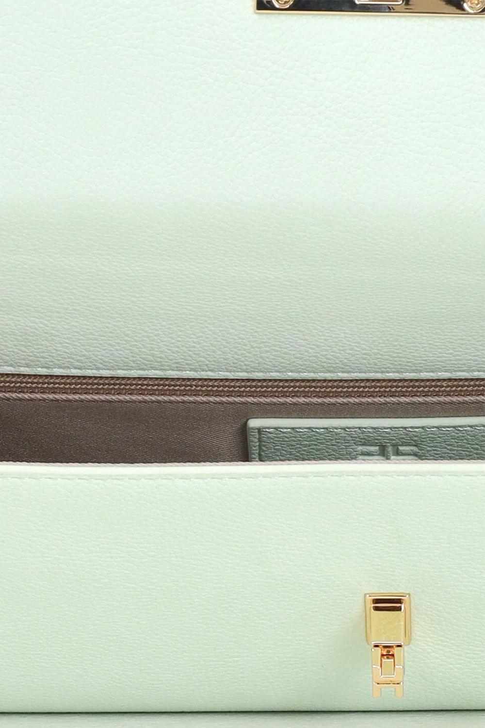 Baguette con tracolla e placca logo<BR/> BS32A 51E2124 Elisabetta Franchi