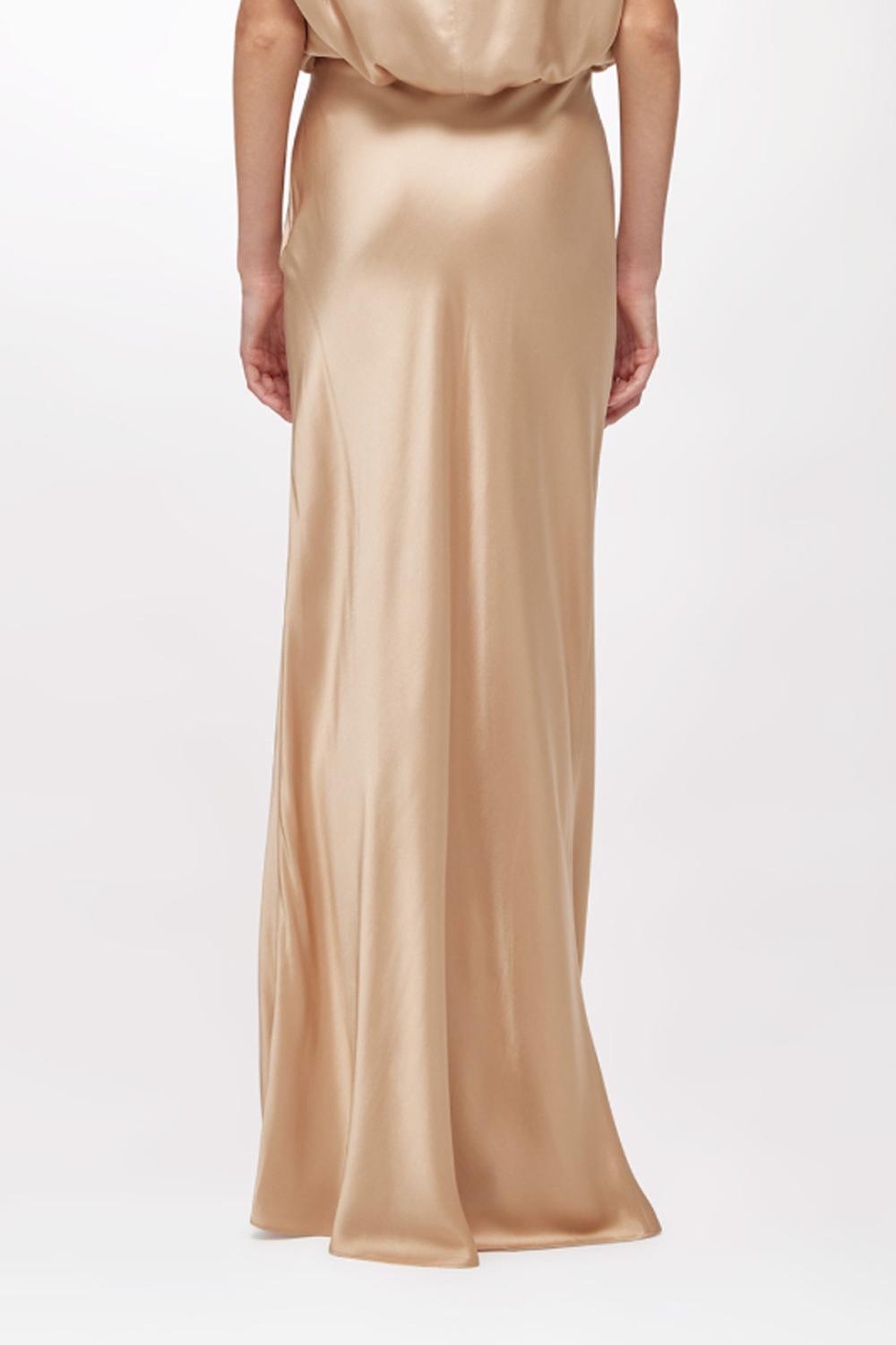 gonna lunga in raso RA6168 T448A61212 Blugirl
