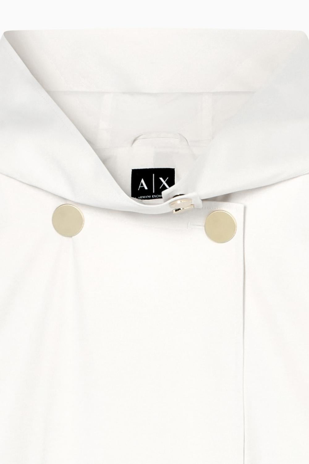 Parka Satin di Nylon e Cotone con Cappuccio XW001931 AF21525U1003 Armani Exchange