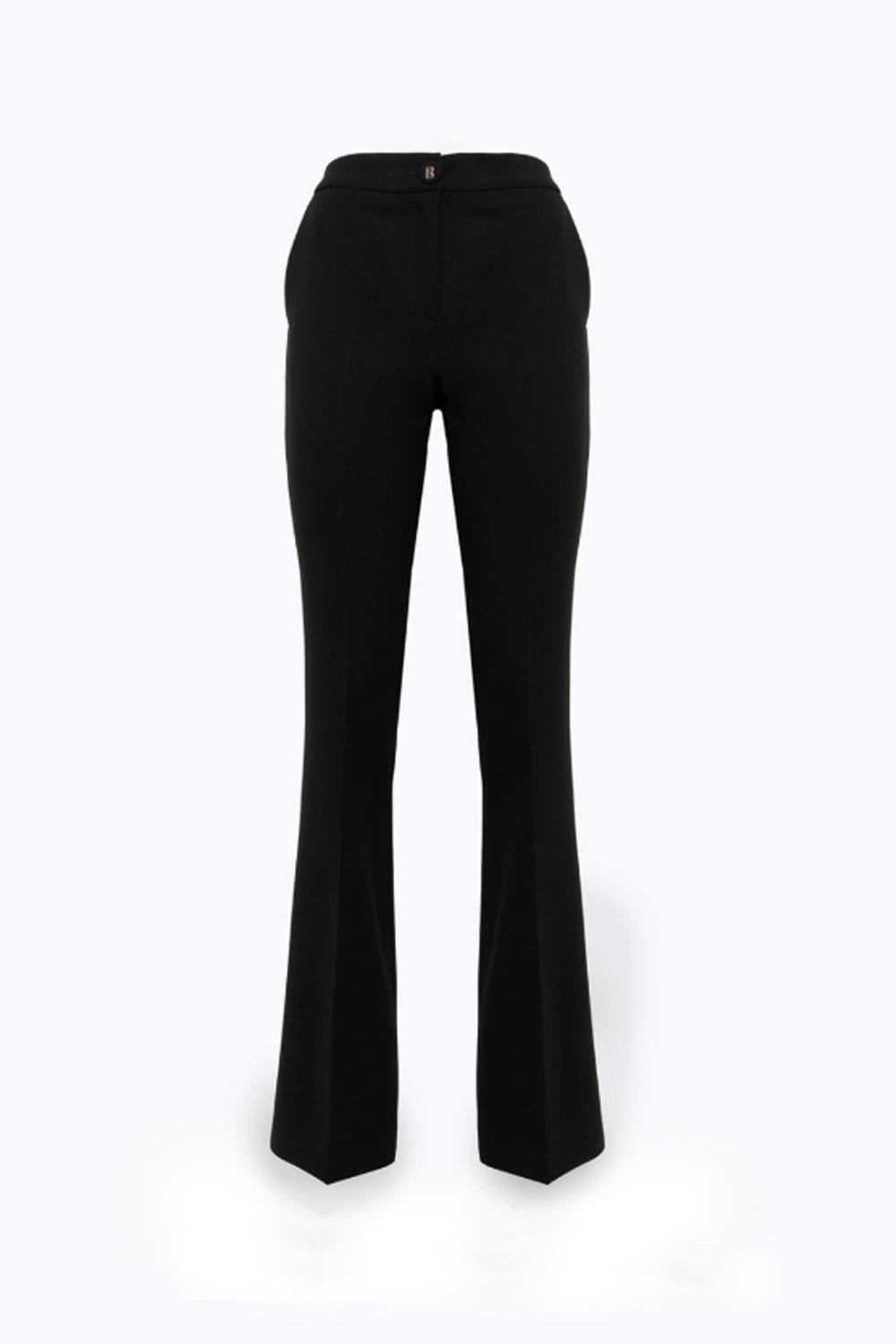 Pantaloni in cady di misto viscosa stretch RF5023 T319022222 Blugirl