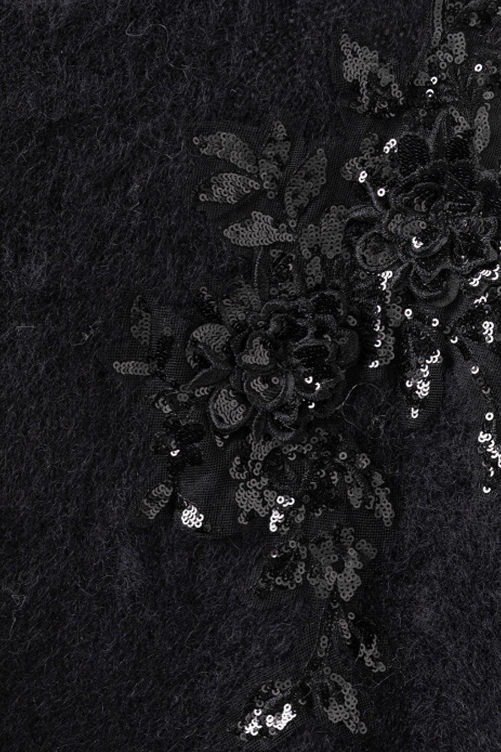 ABITO IN MOHAIR CON RICAMO PATCH RF5151 MS03722222 Blugirl