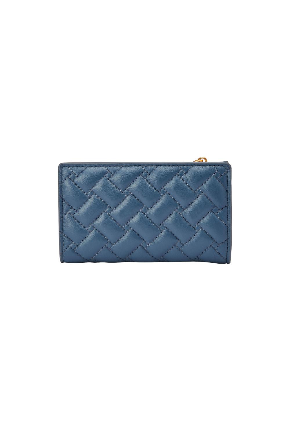 Portafoglio Kensington Bifold in pelle <BR/> 4703989109 /BLUE Kurt Geiger London