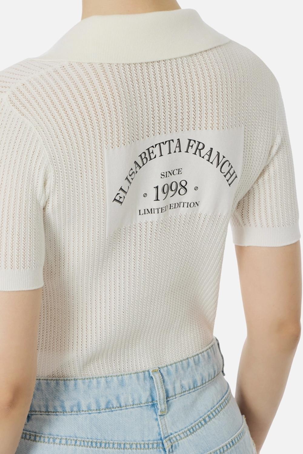 polo in maglia MK74Q 61E3360 Elisabetta Franchi