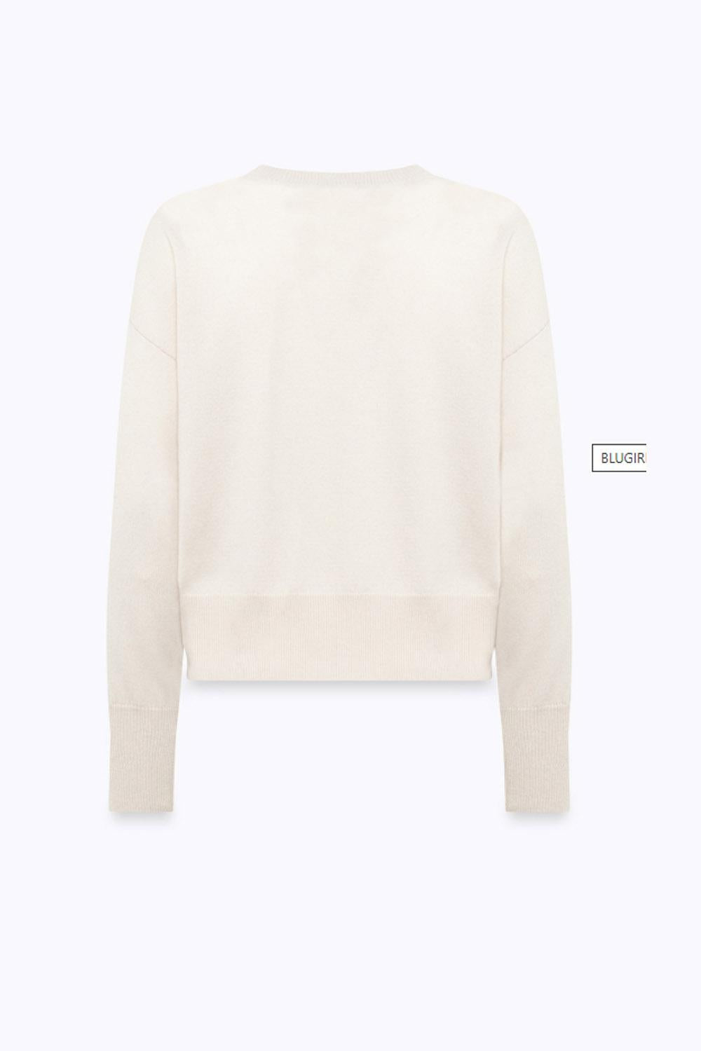 MAGLIA IN LANA E CACHEMIRE RF5246 MA38R30003 Blugirl