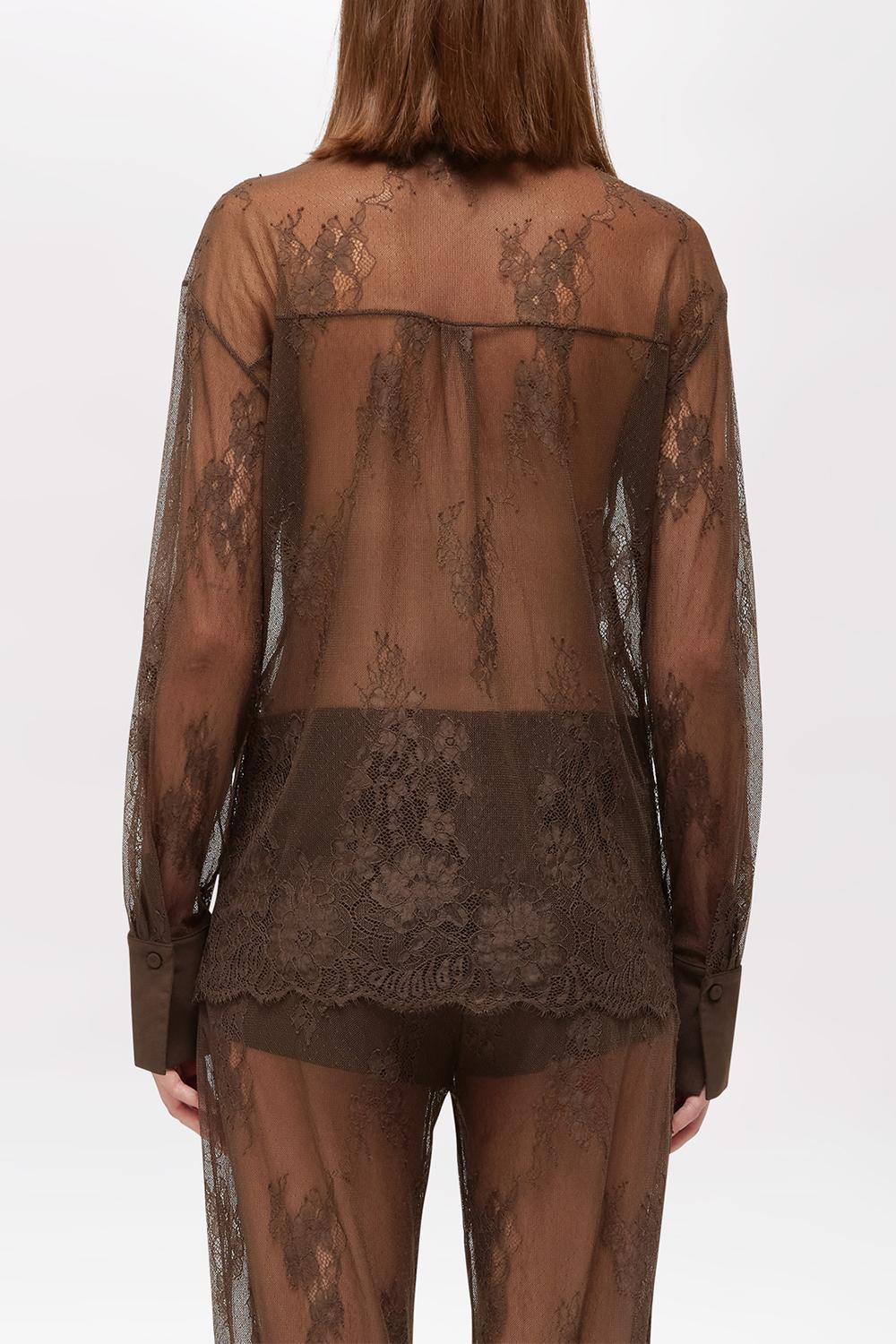 CAMICIA IN PIZZO RA6155 J390190913 Blugirl