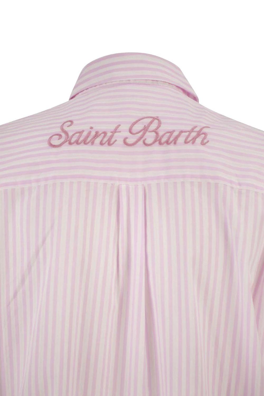 Adeline - Camicia Lunga a righe<BR/> ADN0001 -01065L Mc2 Saint Barth