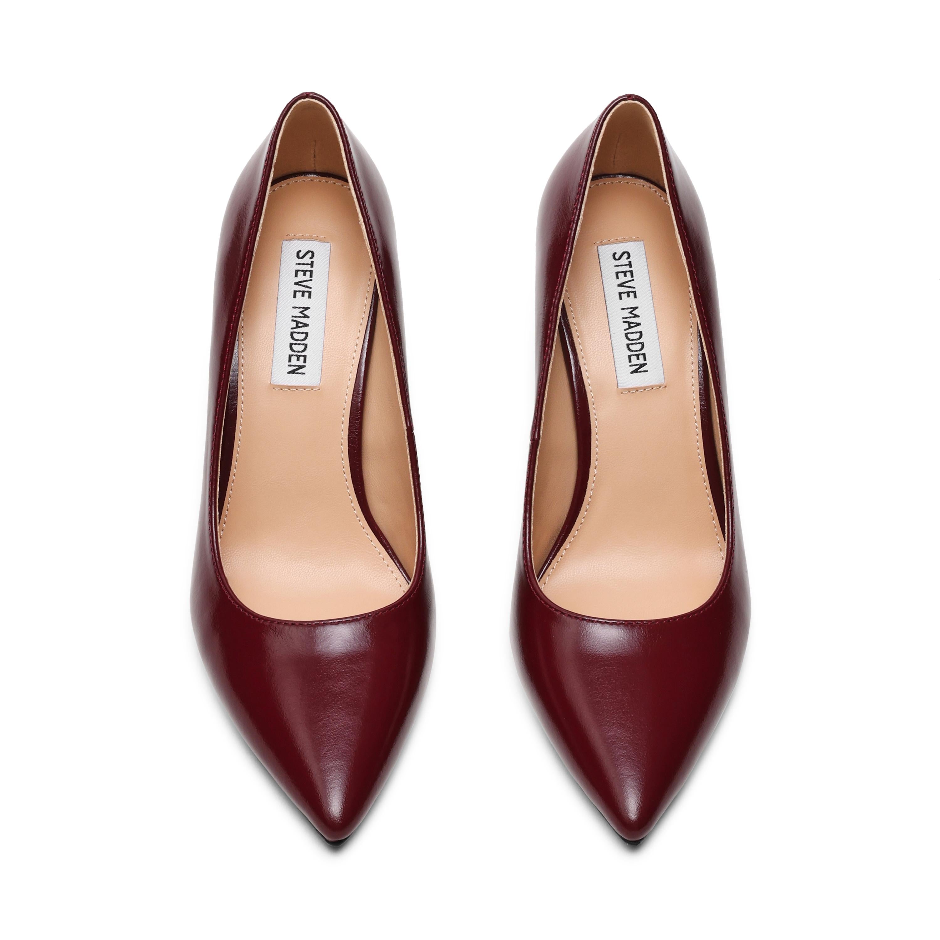 STEVE MADDEN Décolleté Secured in Pelle<BR/> SECURED /CHERRY Steve Madden