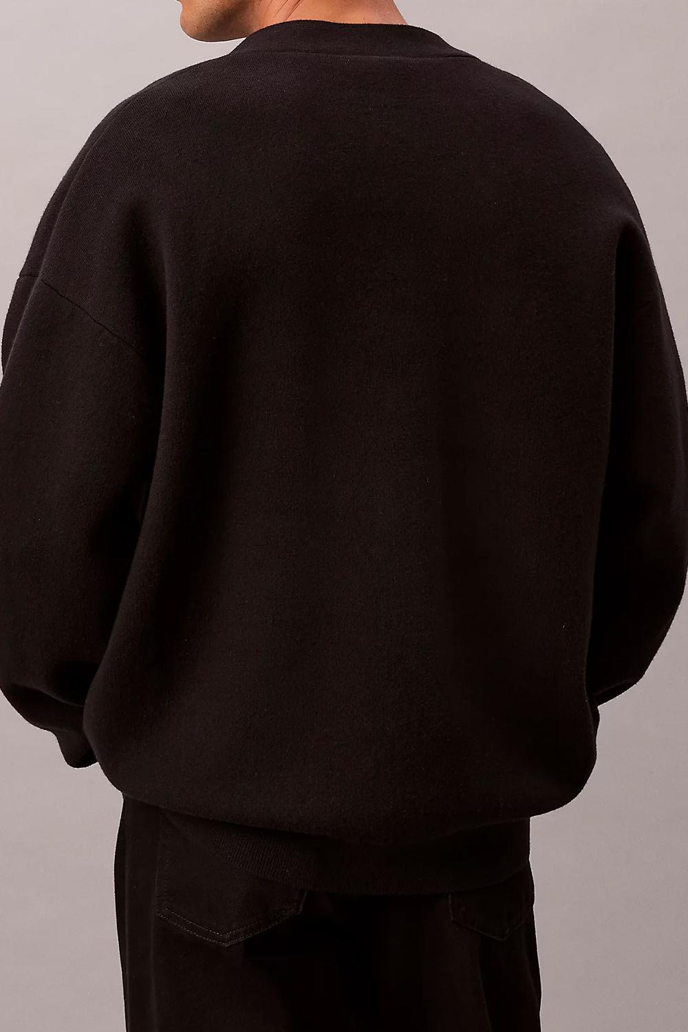 Cardigan in Cotone e Cashmere LV04RD304G UB1 Calvin Klein