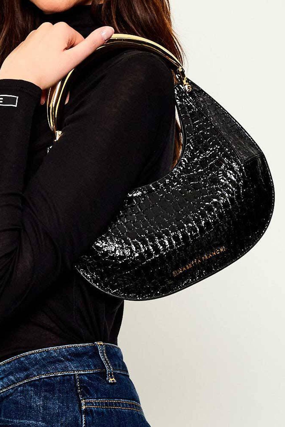 Hobo piccola con manico gioiello BS29A 56E2110 Elisabetta Franchi
