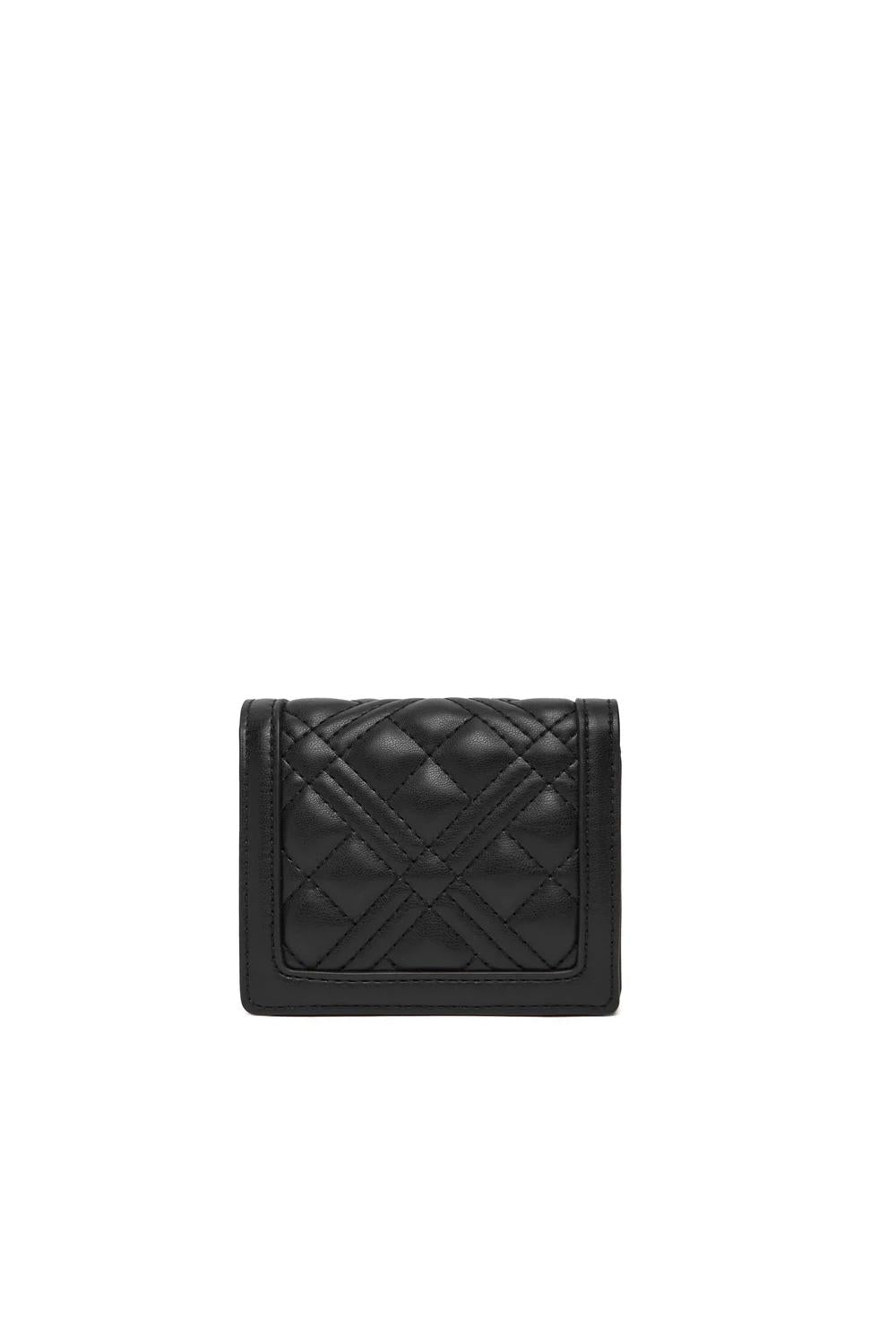 Portafoglio Piccolo QUILTED in Ecopelle Trapuntata JC5601PP1N LA000B Love Moschino