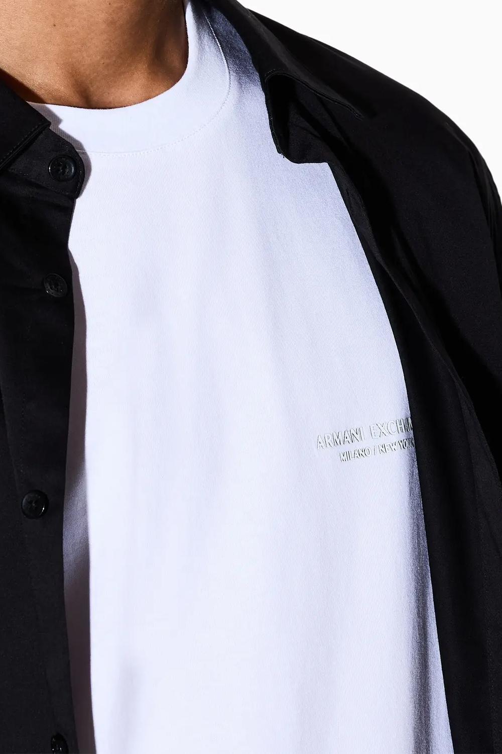 T-shirt Armani Exchange con logo in rilievo sul petto XM001281 AF10361U0002 Armani Exchange
