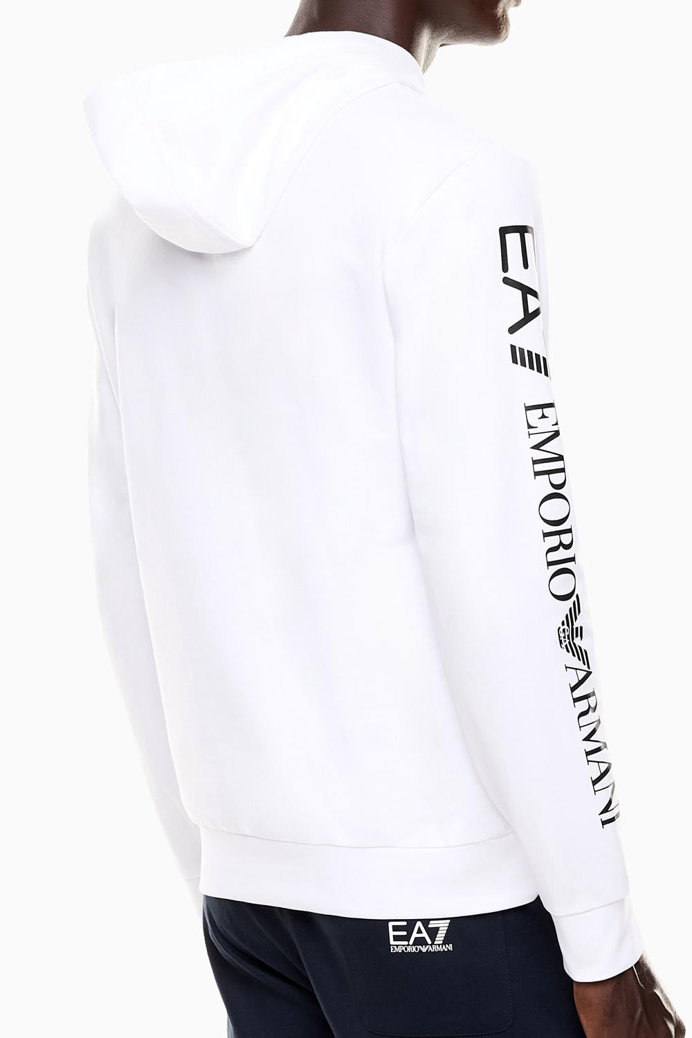 Felpa con cappuccio Logo Series EA7 in cotone 7M000569 AF13512M0003 EA7 Emporio Armani