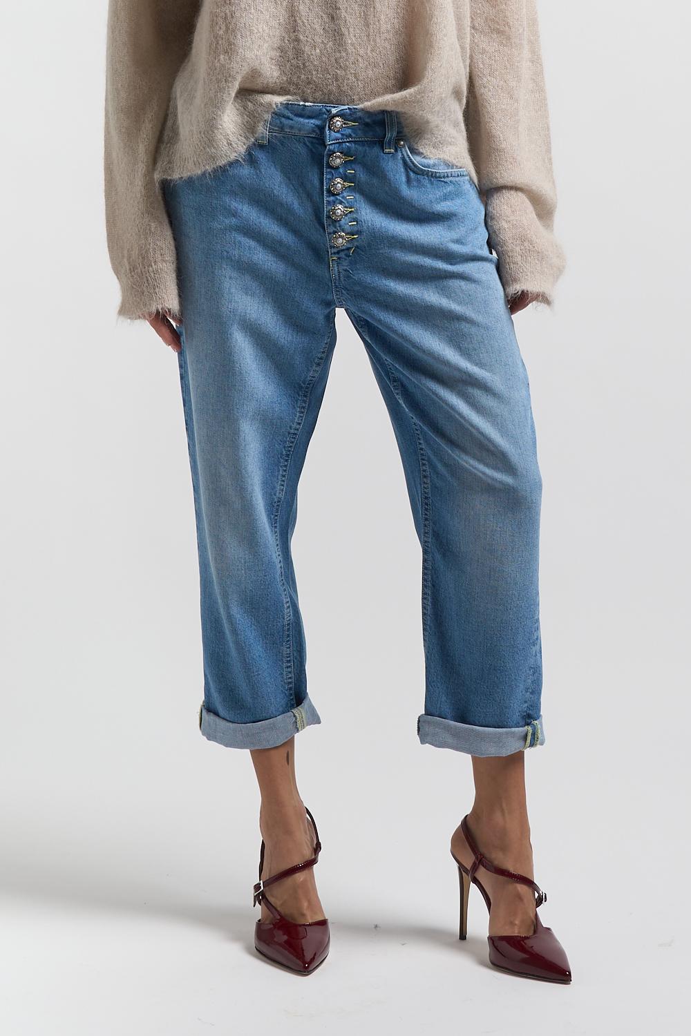 Jeans Koons loose <BR/> DP268B DF0266D-IO8800 Dondup