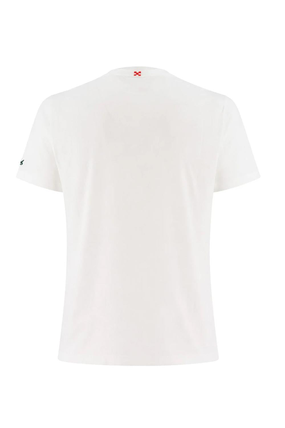 T-Shirt Portofino MC2 Saint Barth con Ricamo POT0001 -00322L Mc2 Saint Barth