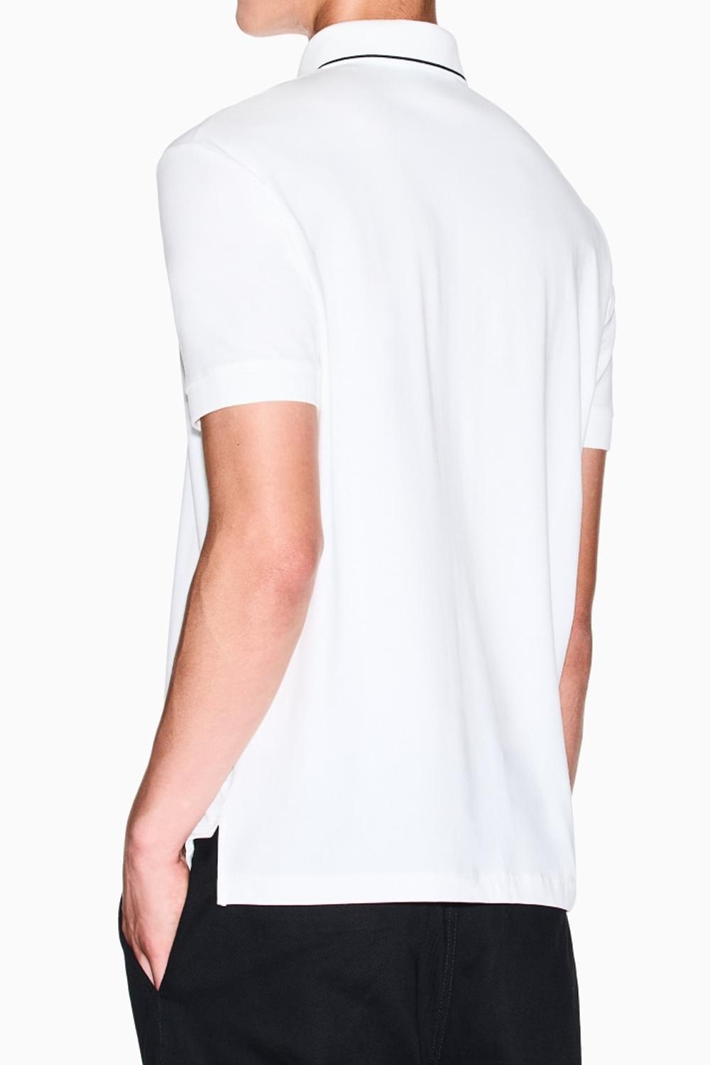 Polo slim fit con logo e profili a contrasto XM001289 AF10363U0009 Armani Exchange