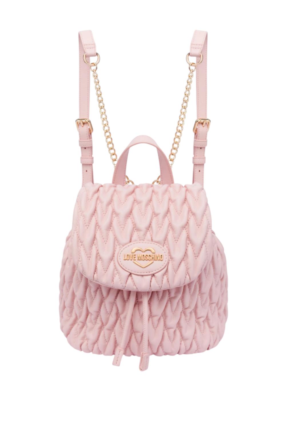 Zaino in tessuto morbido trapuntato<BR/> JC4015PP1N LH0601 Love Moschino