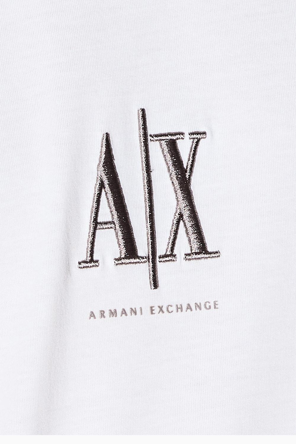 T-shirt in Cotone A|X con Logo Centrale XM00363 AF12308U0009 Armani Exchange