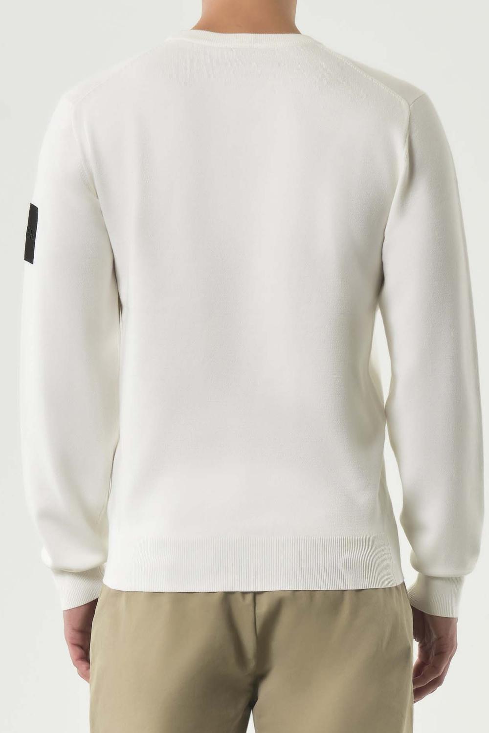 Maglia girocollo Outhere in misto rayon 4650-013 A048OFFWHITE Outhere