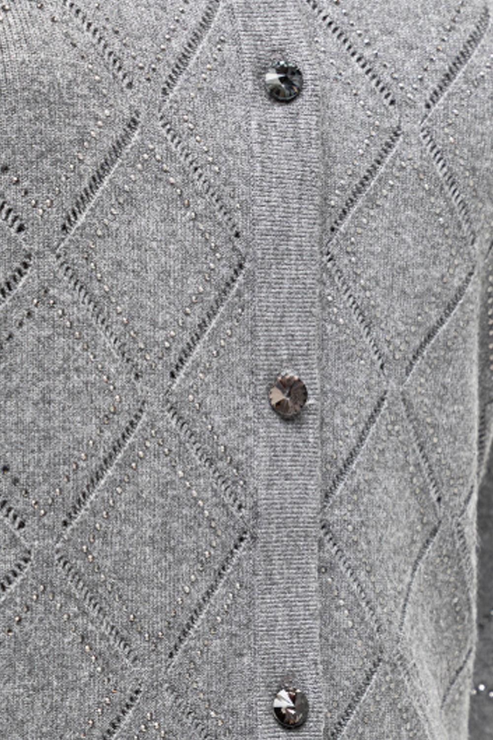 CARDIGAN E TOP CON STRASS RF5202 MS99E22901 Blugirl