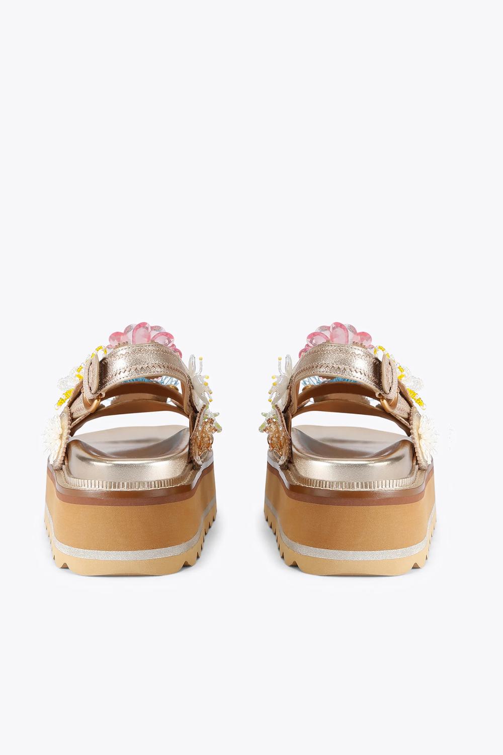 OCTAVIA SLING PLATFORM 5612461109 /GOLD Kurt Geiger London