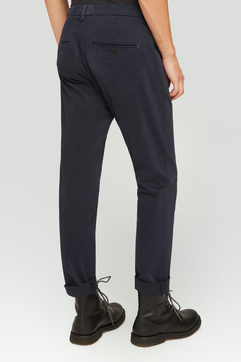 PANTALONE SLIM GAUBERT IN GABARDINA UP235-GSE043U PTD890 Dondup