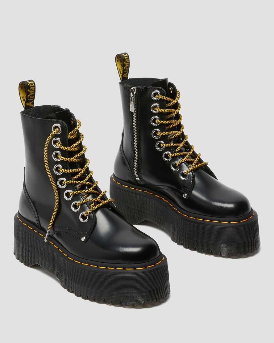 Stivali platform Jadon Max in pelle Buttero JADON MAX BUTTEROBLACK Dr. Martens