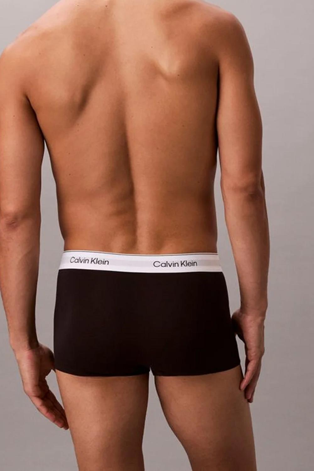 Boxer a vita bassa in confezione da 3 - Icon Cotton Stretch LV00NB4389 3TH Calvin Klein