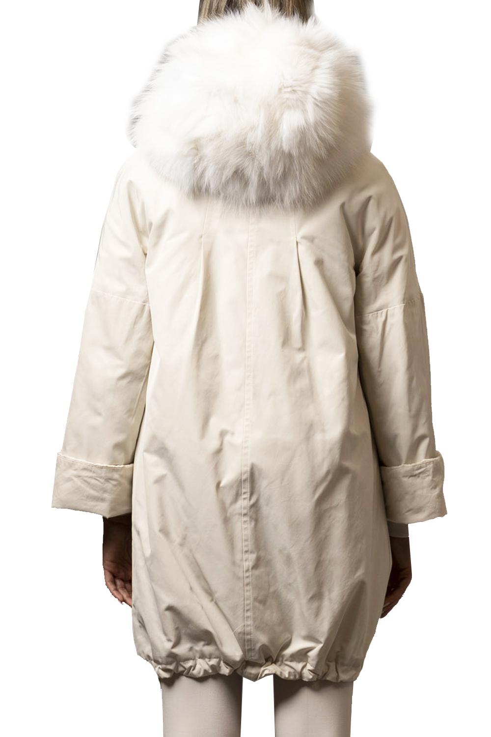 Parka Iconico con Interno in Vera Pelliccia di Volpe e Imbottitura Sintetica 5131 7517203 Martylò