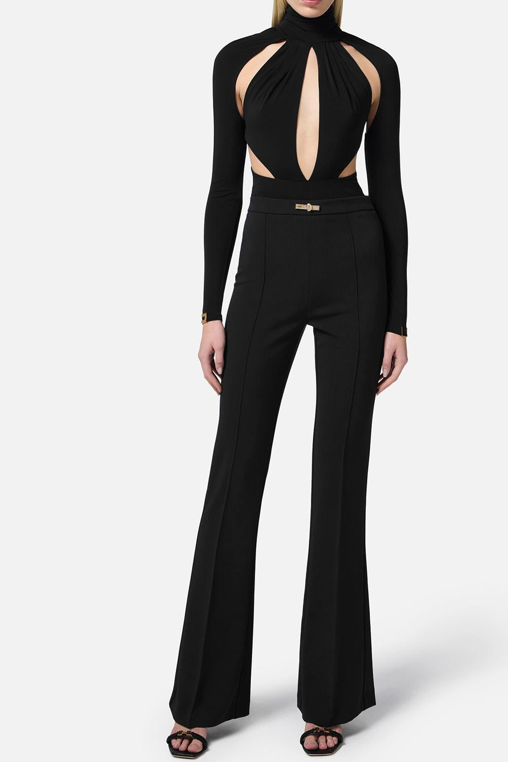 Body in jersey con cut-out<BR/> BO017 51E2110 Elisabetta Franchi