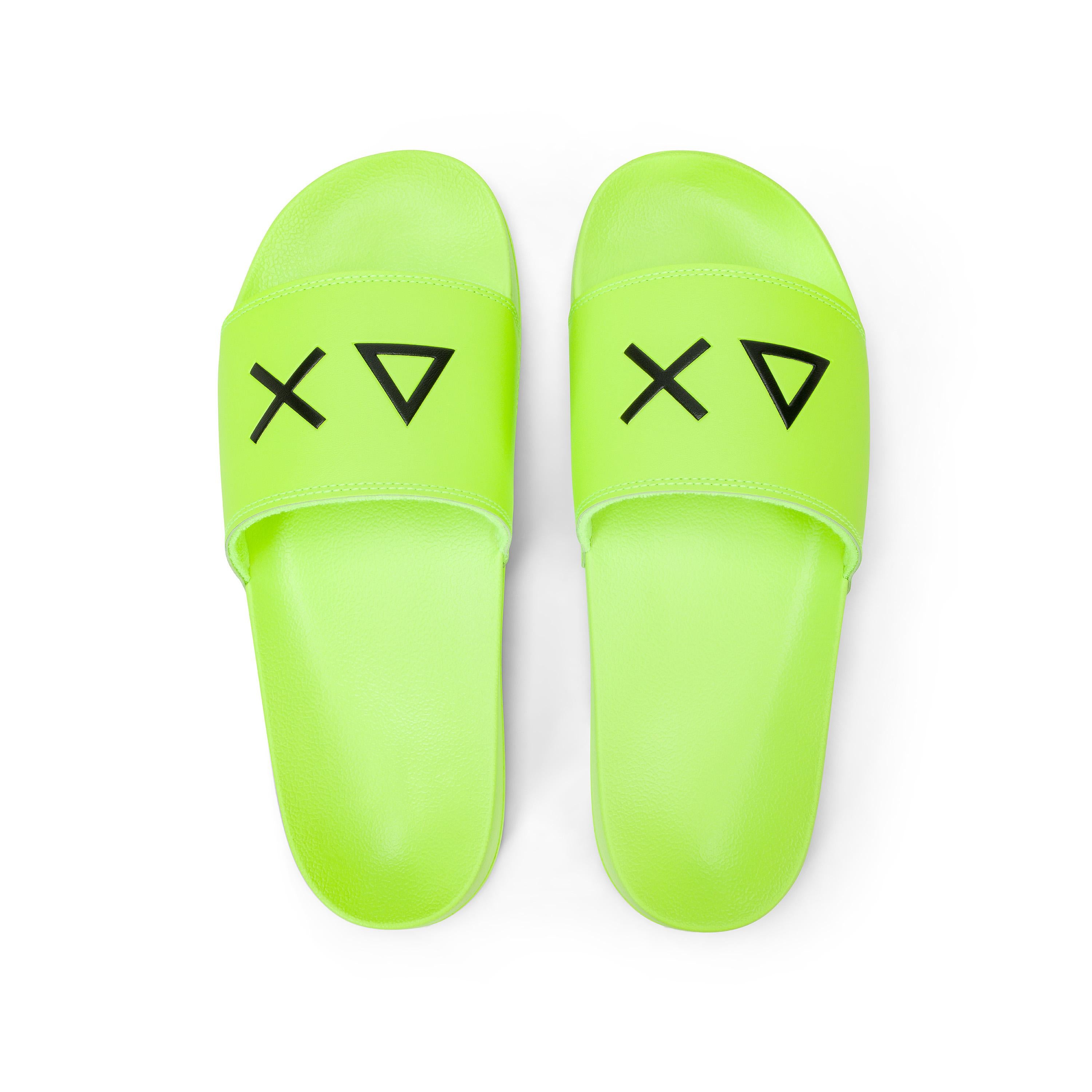 SLIPPERS LOGOSandali slide SUN68 con logo iconico X36110 63 Sun 68