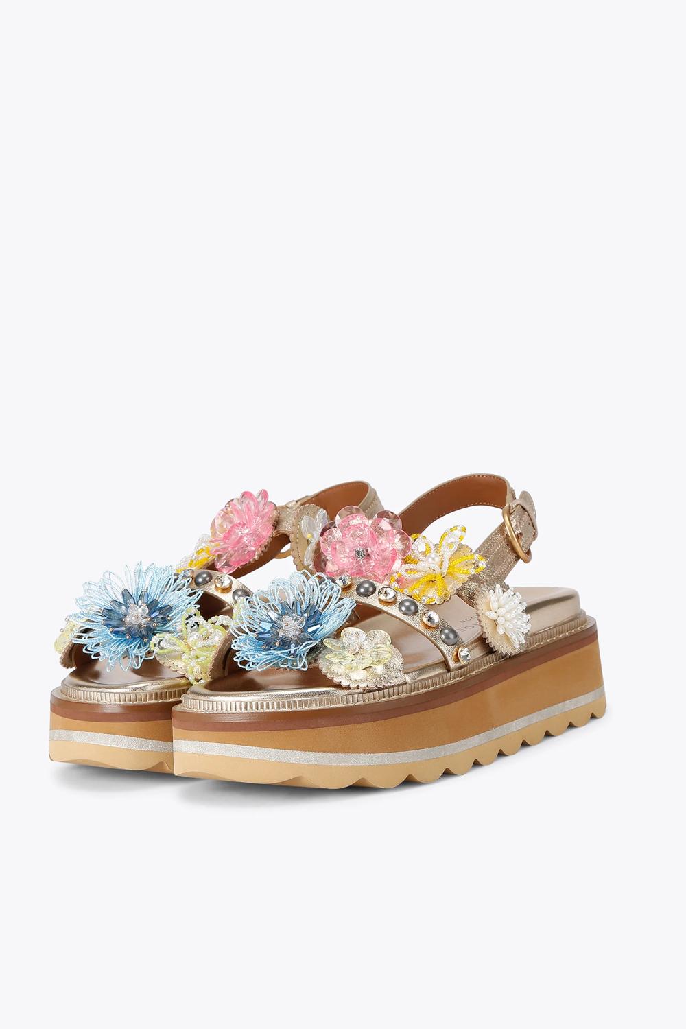 OCTAVIA SLING PLATFORM 5612461109 /GOLD Kurt Geiger London