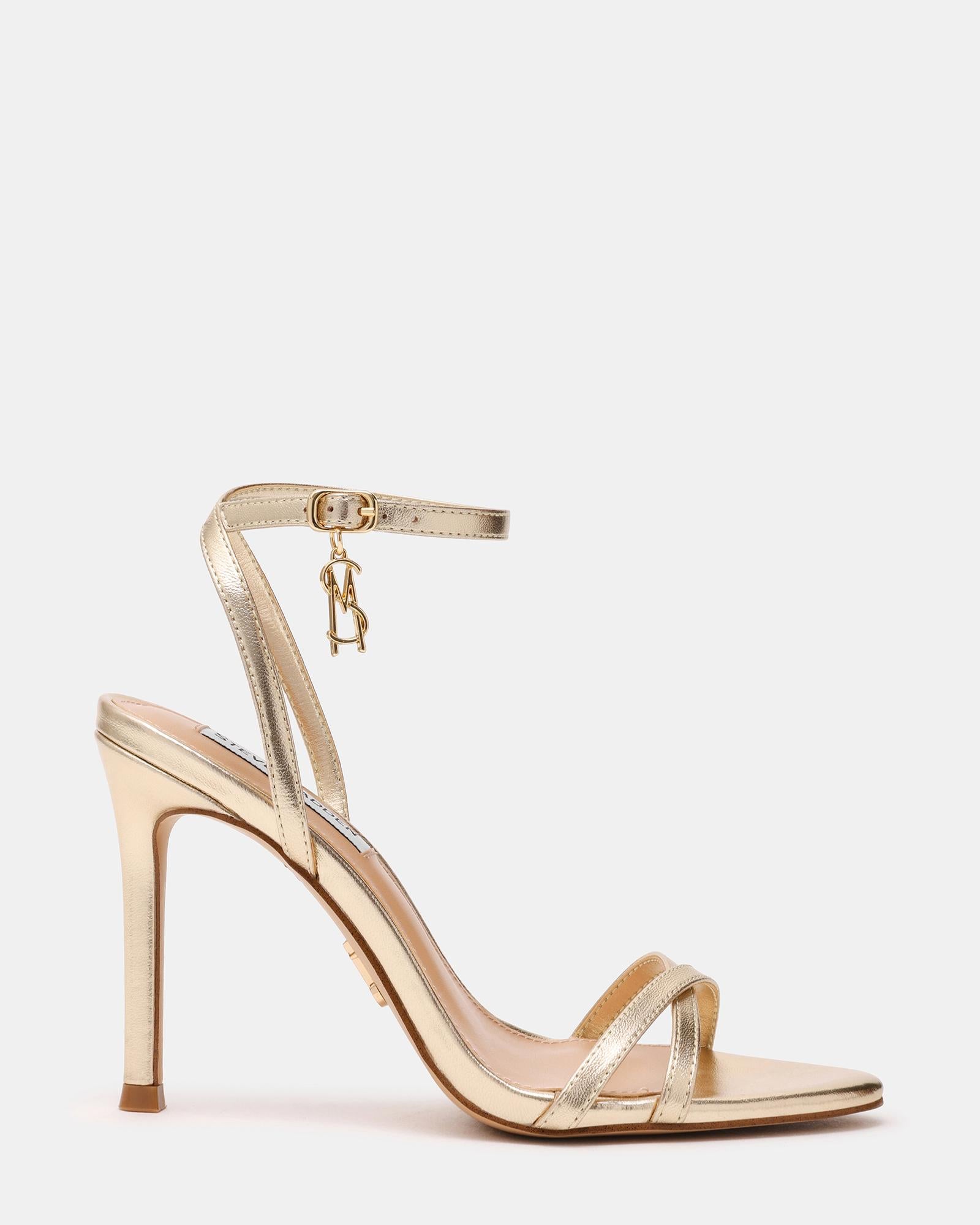 Sandali JYPSEY-CN Tacco a Spillo JYPSEY-CN GOLD LEATHER Steve Madden