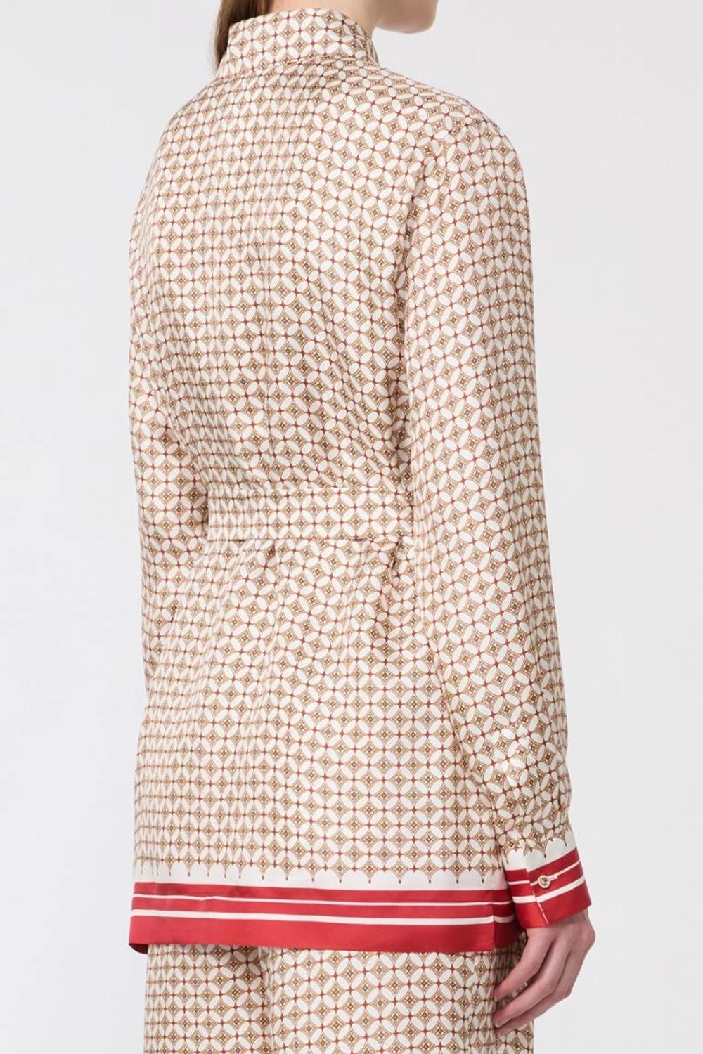 camicia in seta stampata MSTTENUTA 002ROSSO Max Mara Studio