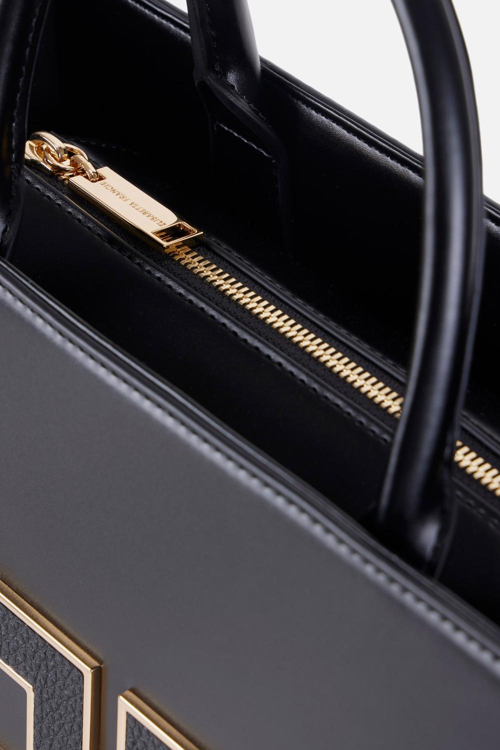 Tote grande con logo<BR/> BS32A 56E2110 Elisabetta Franchi