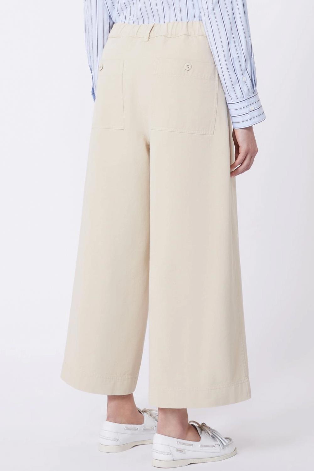 Pantalone in drill di cotone WKDARIETE 001SABBIA Max Mara Weekend