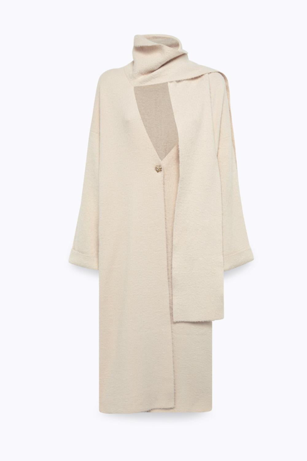 CARDIGAN OVER IN FILATO EFFETTO PELLICCIA RF5234 MA39R10110 Blugirl