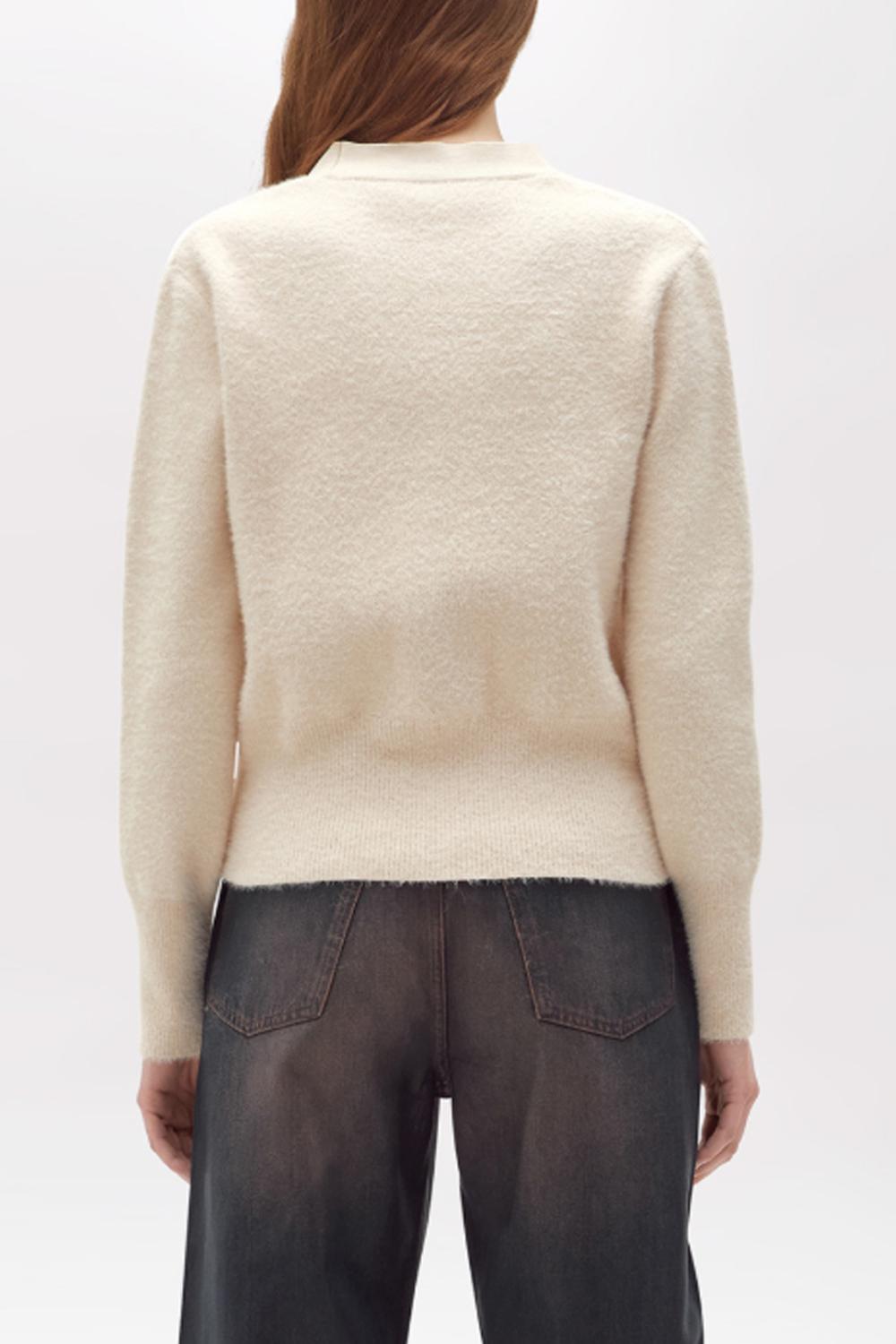 CARDIGAN E TOP IN FILATO EFFETTO PELLICCIA RF5235 MA39R10110 Blugirl