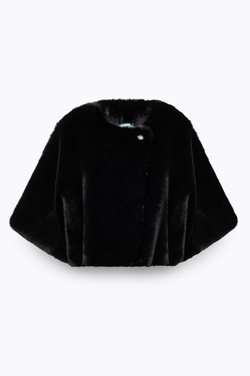 CAPPA IN FAUX FUR<BR/> PF5006 T030022222 Blugirl
