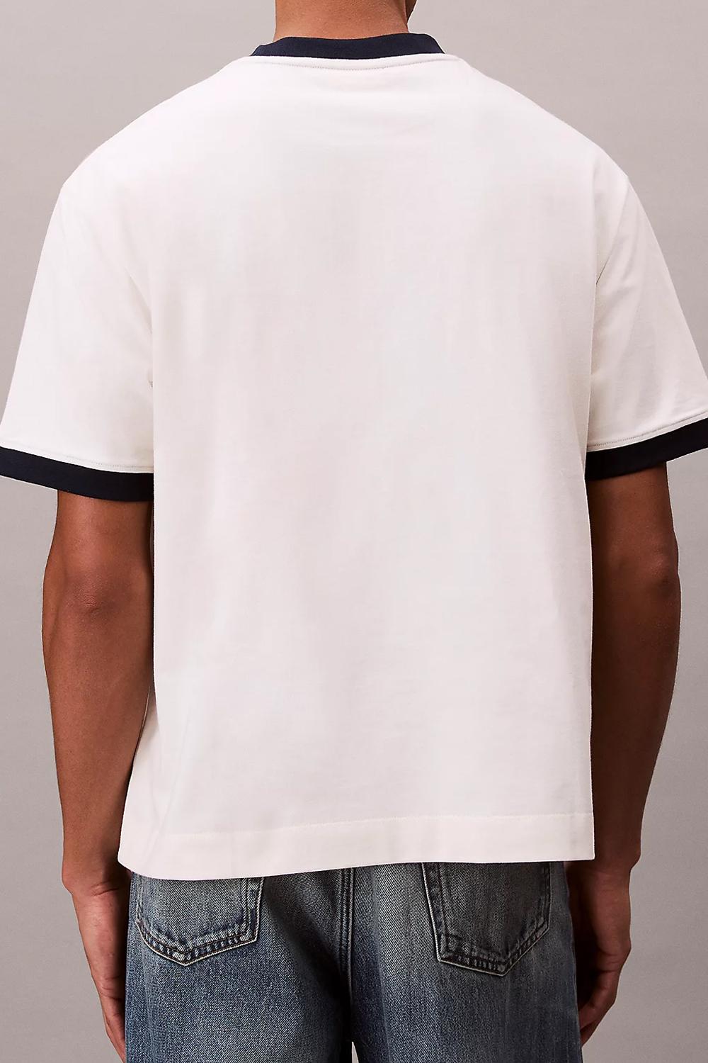 T-shirt retro logo retrò<BR/> LV04RC244G G71 Calvin Klein