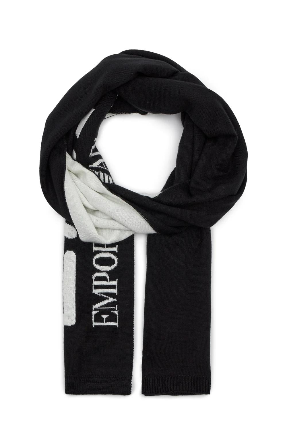 Sciarpa Visibility con maxi logo EA7 7X000007 AF11994MC008 EA7 Emporio Armani