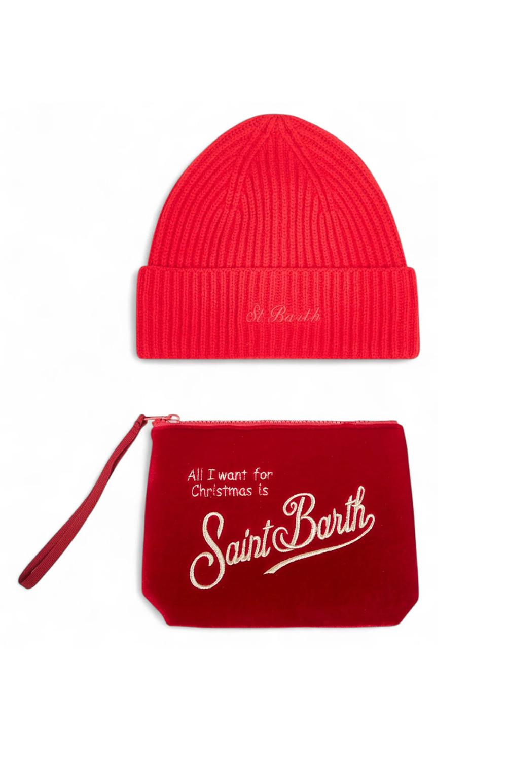 Box Regalo MC2 Saint Barth con Pochette Aline e Berretto in Lana BOX0023 /03765I Mc2 Saint Barth