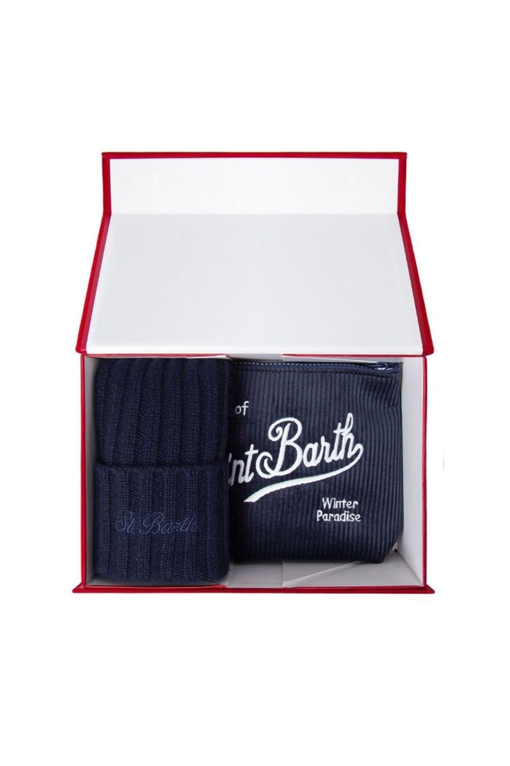 Box Regalo MC2 Saint Barth con Pochette Aline e Berretto in Lana BOX0021 /00164I Mc2 Saint Barth