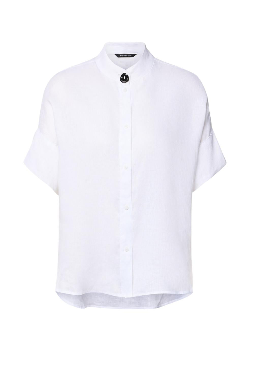 Armani Exchange camicia in lino XW001990 AF21532U0002 Armani Exchange