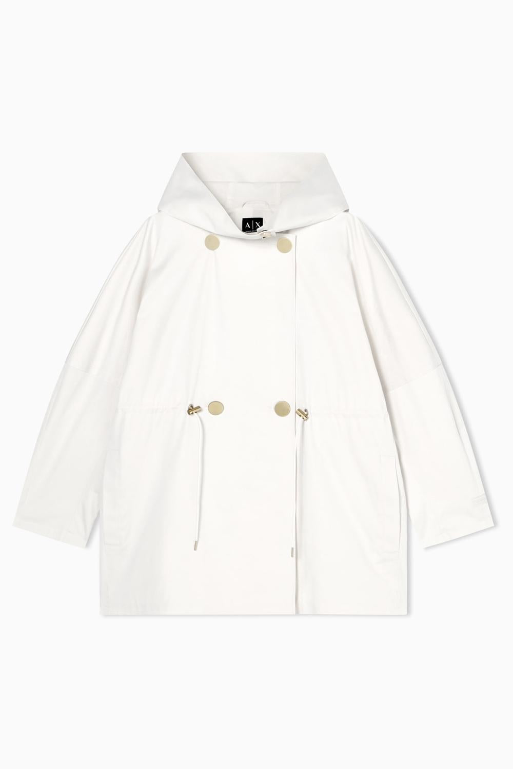 Parka Satin di Nylon e Cotone con Cappuccio XW001931 AF21525U1003 Armani Exchange