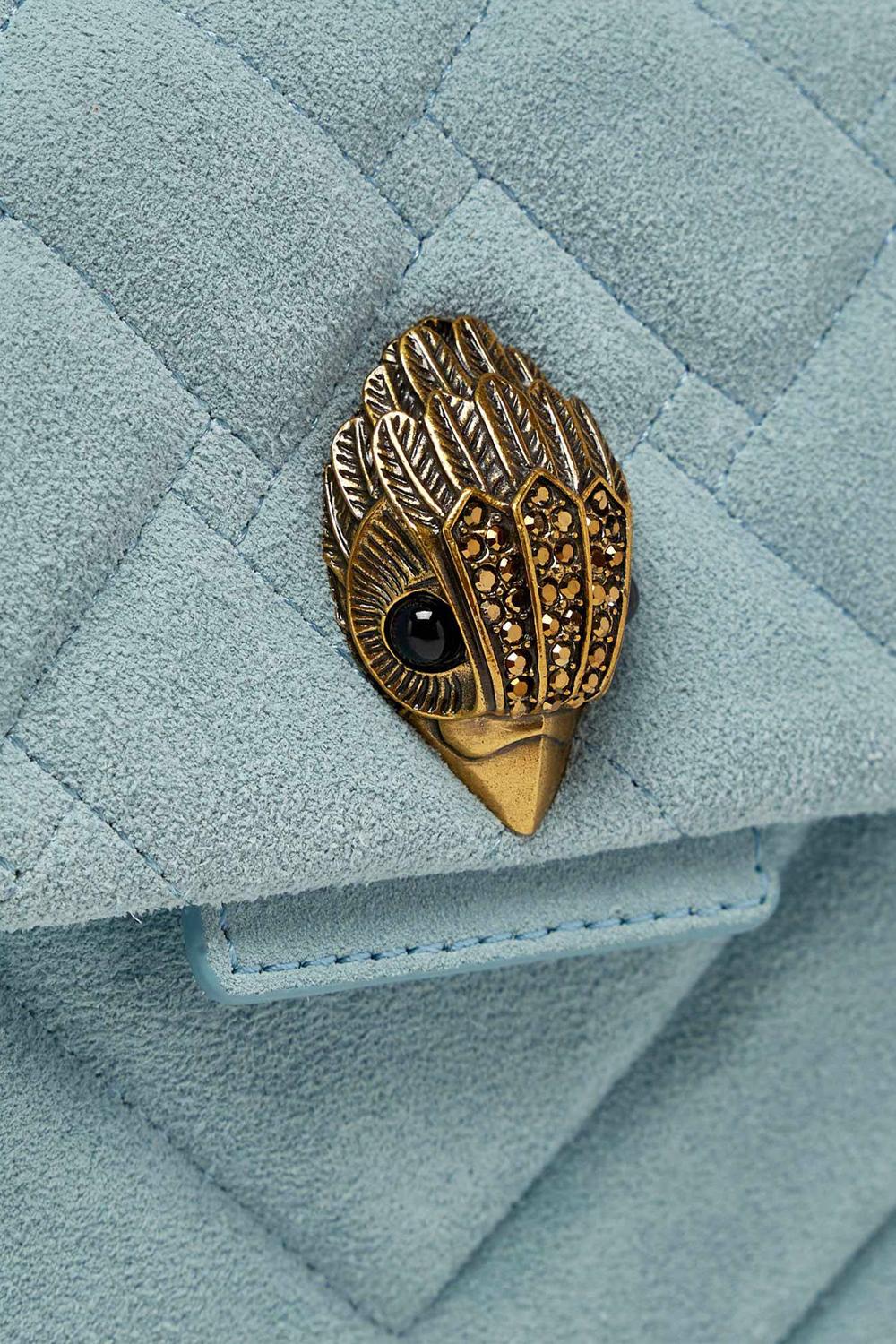 Leather Kensington Bag 5021582219 /BLUE Kurt Geiger London