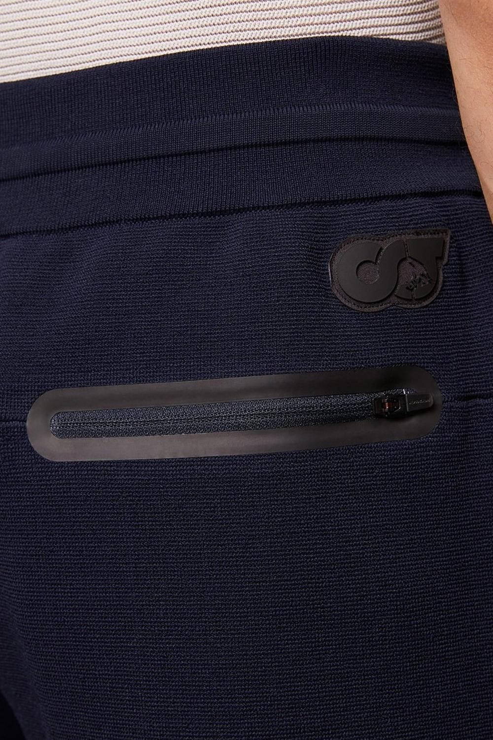 Bermuda 3D Knit Tessuto Senza Cuciture con Elastico in Vita ATA22068 NAVY BLUE Alpha Tauri