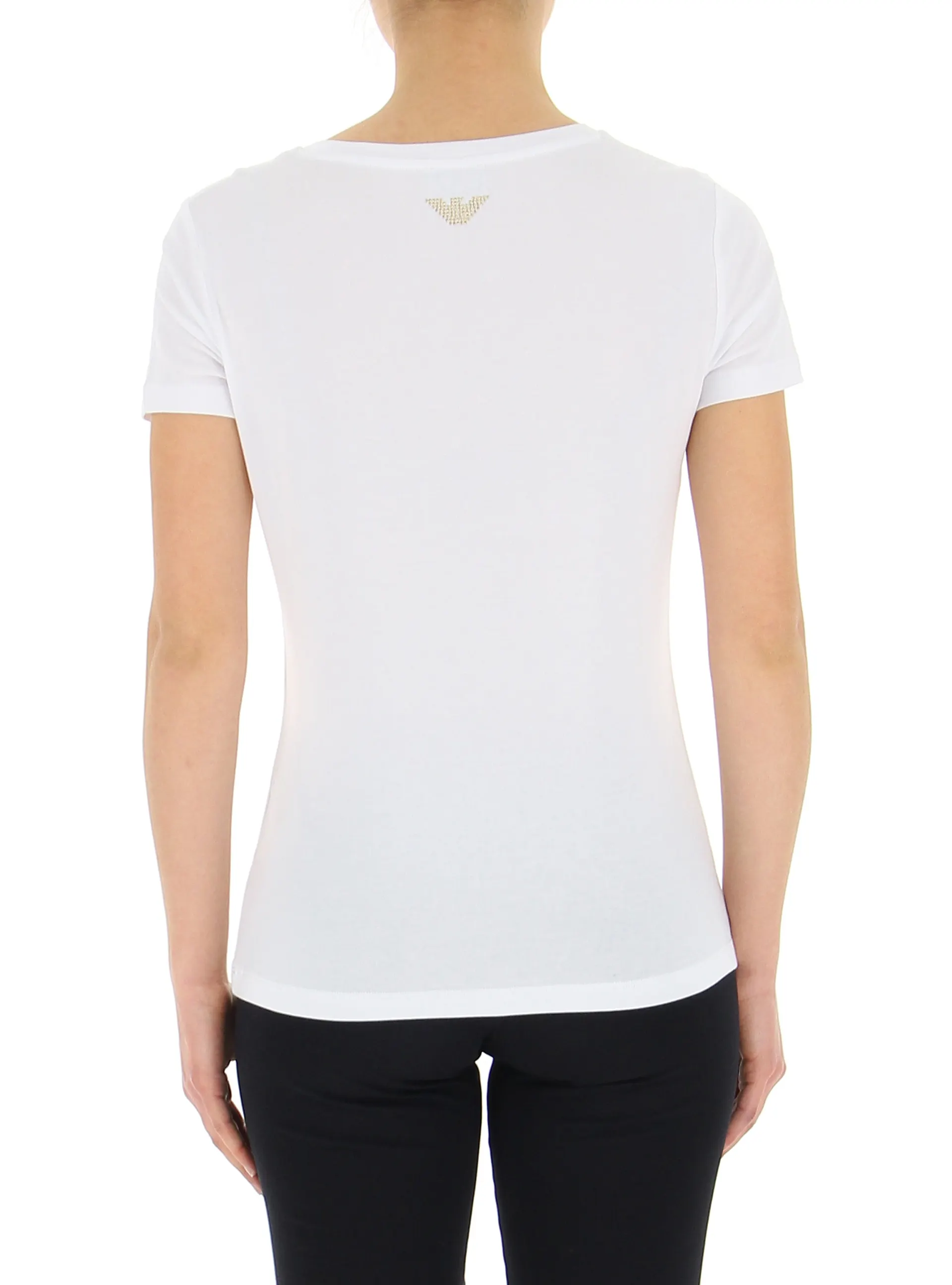 T-shirt a maniche corte Evolution EA7 in cotone e modal stretch<BR/> 8NTT67 TJDQZ1100 EA7 Emporio Armani
